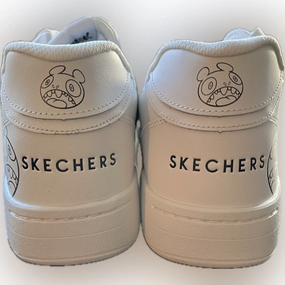 NWT Skechers x Vexx: Koopa Court Volley Vexx Gasp with Decal/Keychain, no box 12